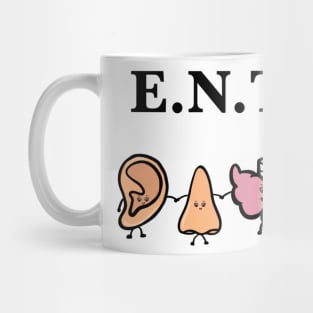 Ear nose and throat ent doctor funny art Mug